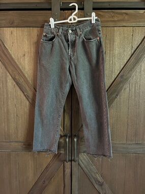 Levi's Women's Blackwashed Cropped Ankle Jeans